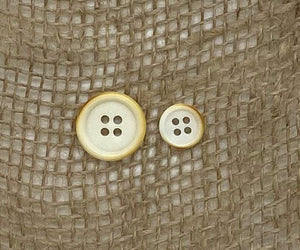 Burned Ivory Buttons (quantity 50)